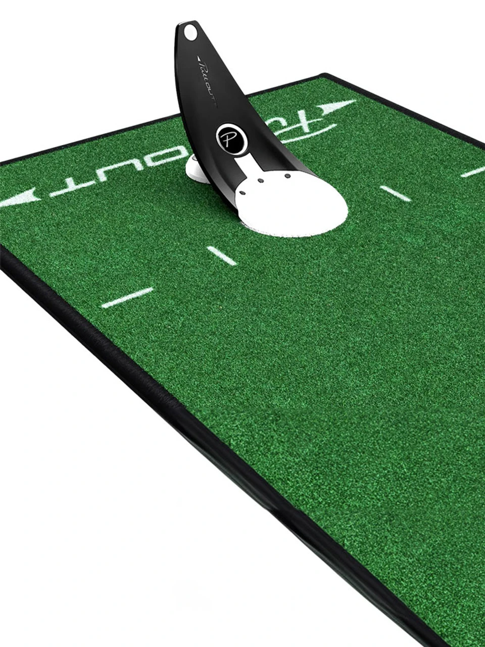 PuttOUT Mat And Pressure Trainer Combo Green White 1 PuttOUT Mat And Pressure Trainer Combo Green White