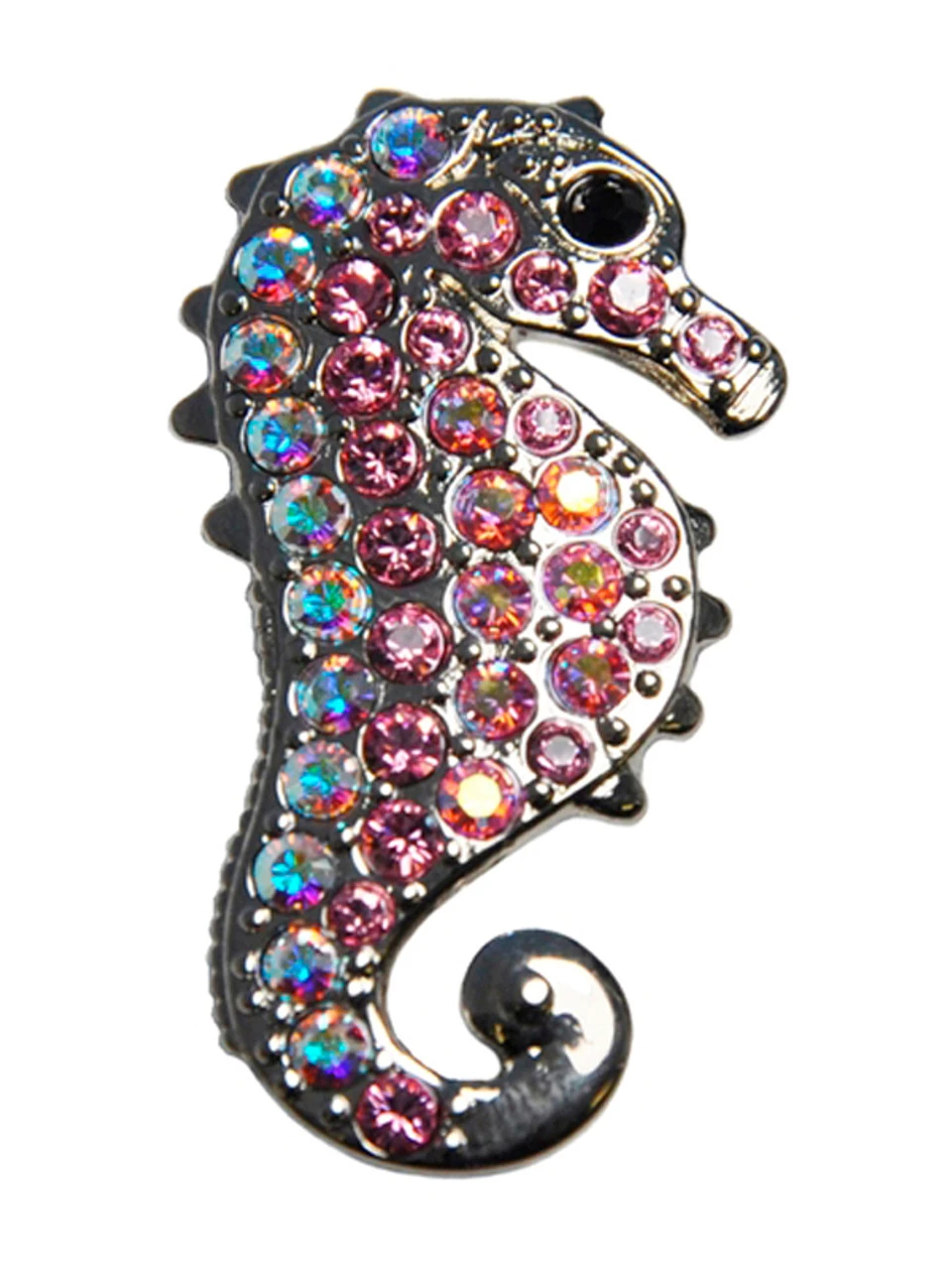 Navika Swarovski Crystal Seahorse Pink Marker 1 Navika Swarovski Crystal Seahorse Pink Marker