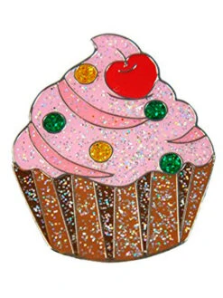 Navika Glitzy Cupcake Ball Marker
