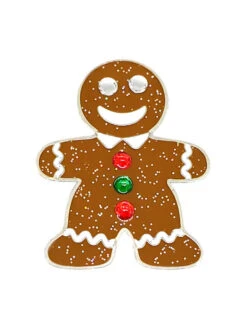Navika Glitzy Gingerbread Ball Marker