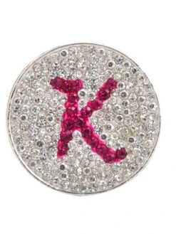 Navika Micro Pave Crystal Initial K Marker